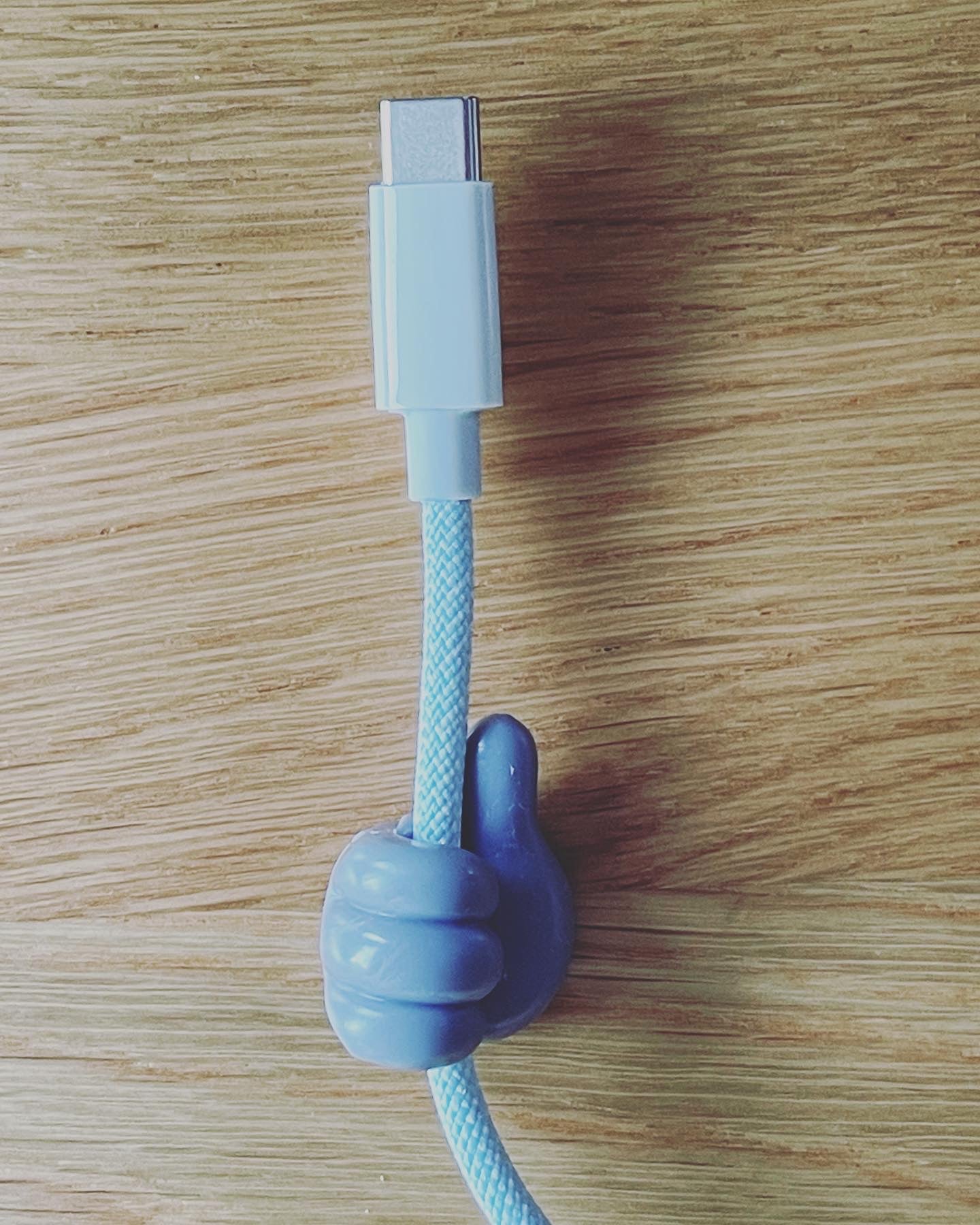 Thumbs Up Cable Organiser Wall Hook