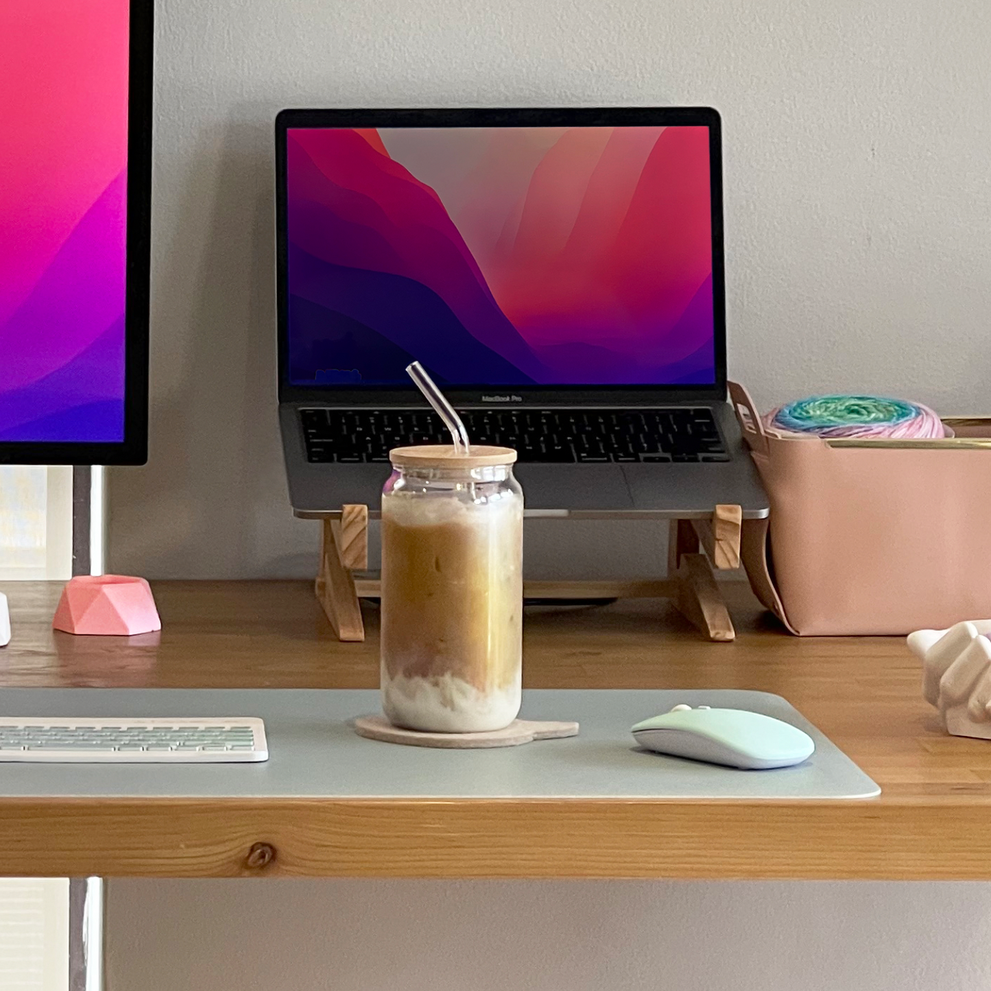 Wooden Laptop Desk Stand