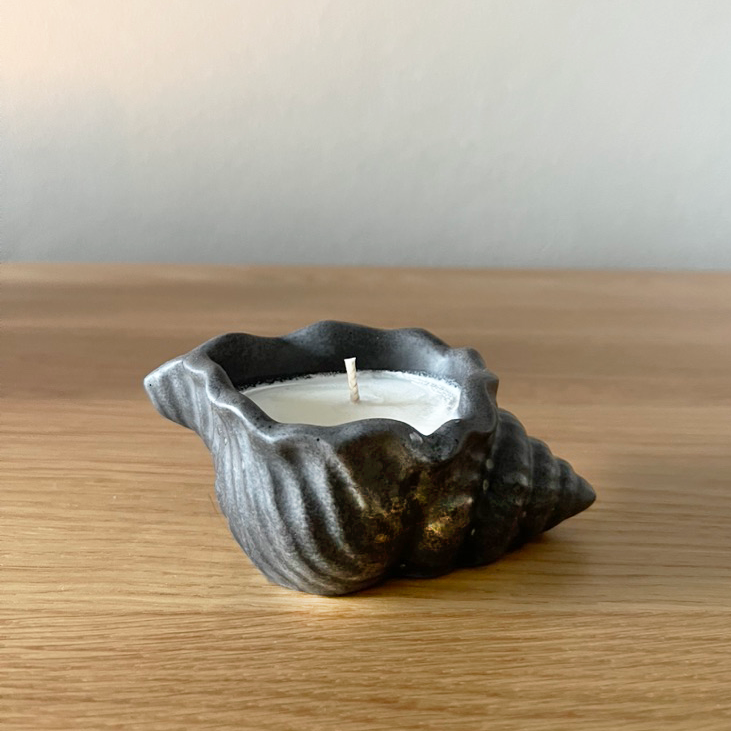 Handmade Stone Shell Soy Wax Candle