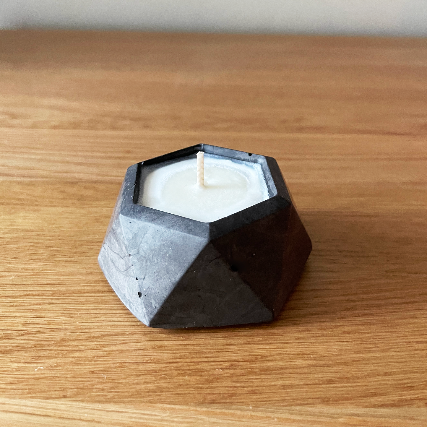 Geometric Stone Soy Wax Candle