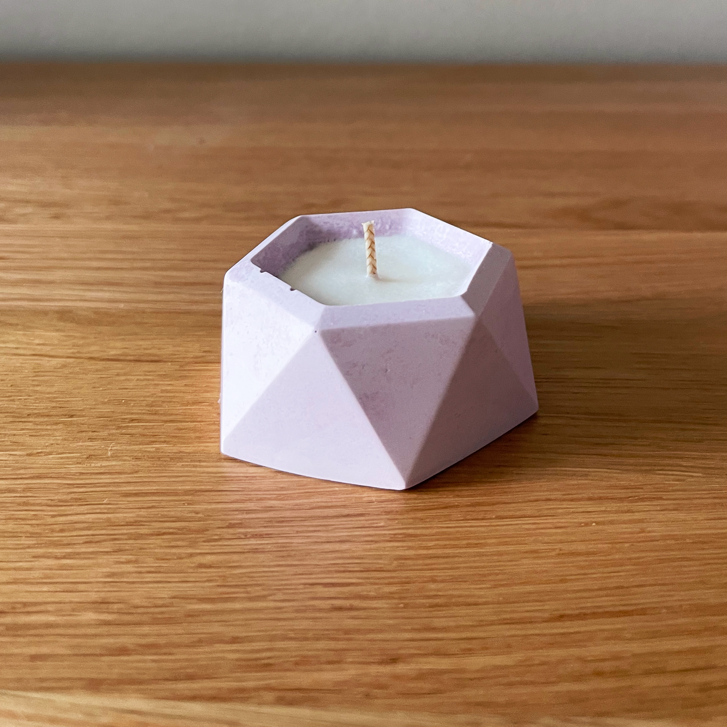 Geometric Stone Soy Wax Candle