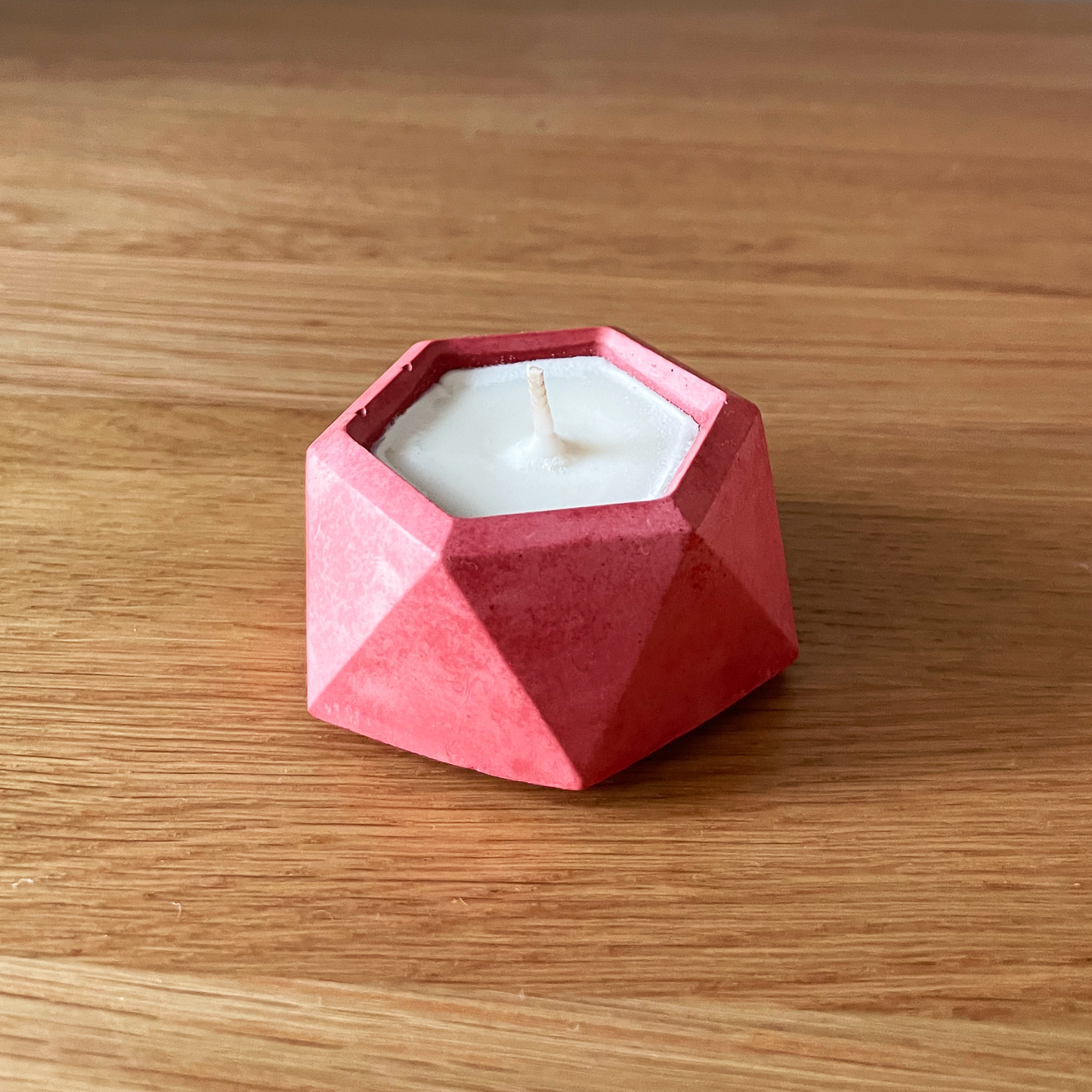 Geometric Stone Soy Wax Candle