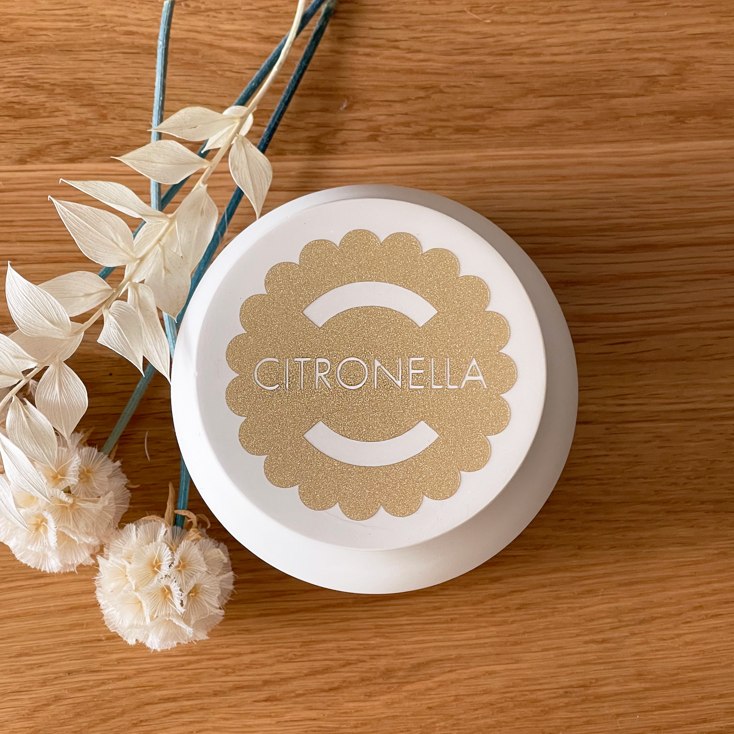 Handmade Citronella Essential Oil Soy Wax Candle