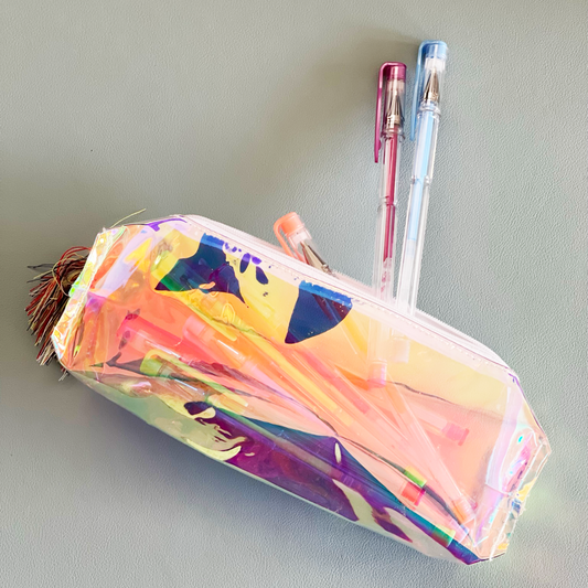 Iridescent Holo Pencil Case
