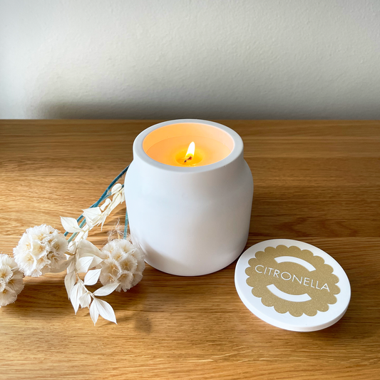 Handmade Citronella Essential Oil Soy Wax Candle